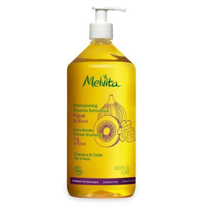 Melvita Les Essentiels Shampoing Douche Extra-Doux Bio 1L