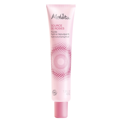 Soin Visage Source De Roses Fluide Hydra-repulpant Bio Melvita - Le Tube De 40ml