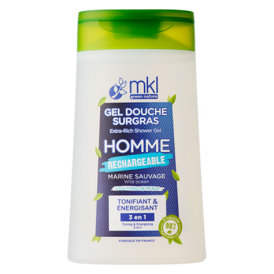 MKL Men - Gel douche surgras marine sauvage 200ml