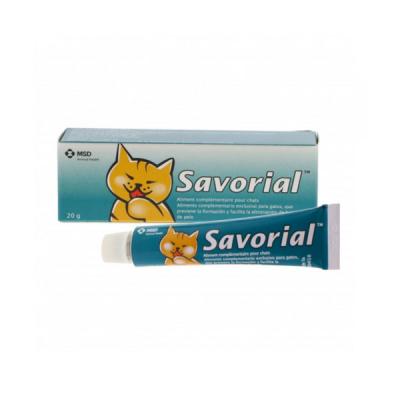 SAVORIAL Compl&eacute;ment alimentaire anti boules de poils pour chat - 20 g