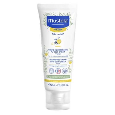 Mustela Soin Hydratant Cr&egrave;me Nourrissante au Cold Cream Visage 40ml