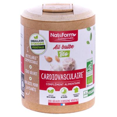 NAT&FORM Ecoresponsable - Ail bio 200 g&eacute;lules