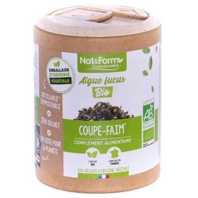 NAT&FORM Ecoresponsable - Algue Fucus Bio 200 g&eacute;lules