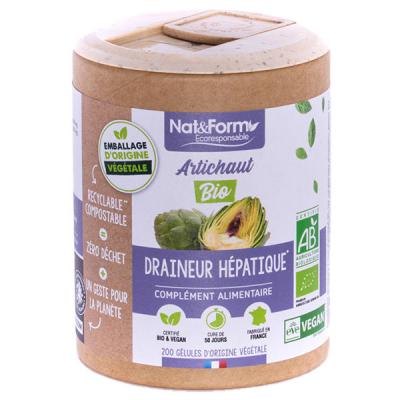 NAT&FORM Ecoresponsable - Artichaut Bio 200 g&eacute;lules