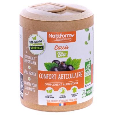 Cassis gamme &eacute;coresponsable 200 g&eacute;lules nat et form bio