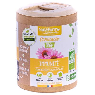 NAT&FORM Ecoresponsable - Echinac&eacute;e Bio 200 g&eacute;lules