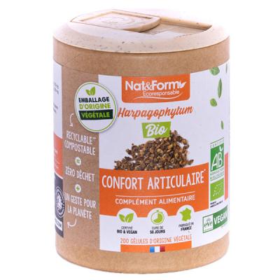 NAT&FORM Ecoresponsable - Harpagophytum Bio 200 g&eacute;lules