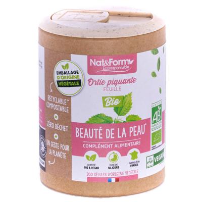 Nat & Form Ecoresponsable Ortie Piquante Feuille Bio 200 G&eacute;lules