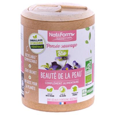 NAT&FORM Ecoresponsable - Pens&eacute;e sauvage bio 200 g&eacute;lules