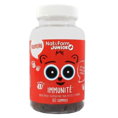 Gums Immunite 60 Oursons Junior Nat&form Nat&Form