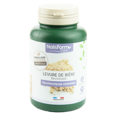 Nat & Form Original Levure de Bi&egrave;re Revivifiable 200 g&eacute;lules