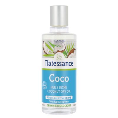 Natessance Huile de coco s&egrave;che - Prot&egrave;ge & sublime, 100ml
