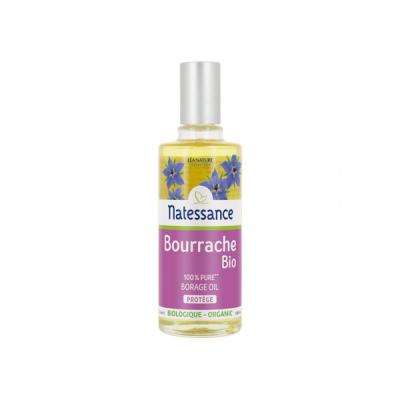Natessance Huile de Bourrache Bio - 100% Pure*** - Flacon 50 ml