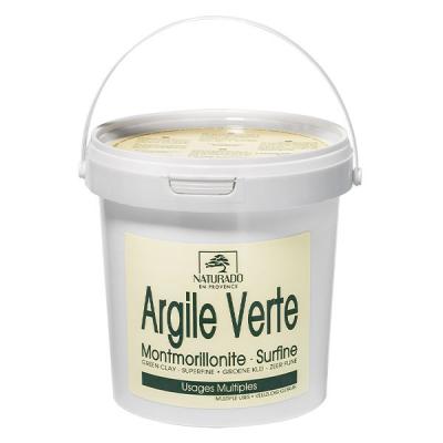 Argile surfine verte Montmorillonite Naturado