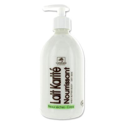 Cr&egrave;me corporelle naturelle 15% beurre de karit&eacute; p&eacute;pins de raisin 500ml