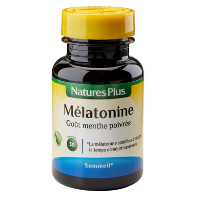 Nature's Plus - M&eacute;latonine 30 comprim&eacute;s s&eacute;cables