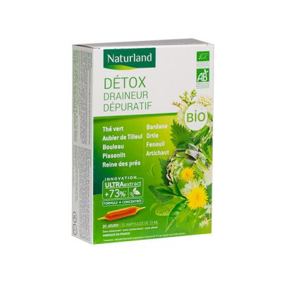 Naturland Detox Drainage Purification Bio 20 Ampoules