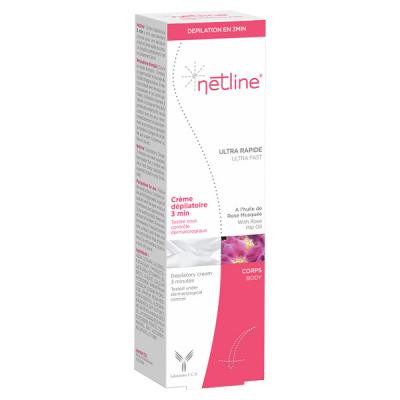 NETLINE Cr&egrave;me d&eacute;pilatoire Ultra rapide Corps Tube 150ml