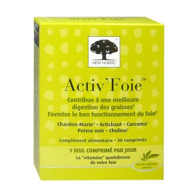 New Nordic Activ' Foie 30 comprim&eacute;s