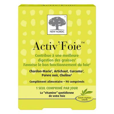 NEW NORDIC Activ'Foie Comprim&eacute;s x 90