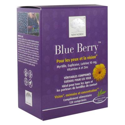 NEW NORDIC Blue Berry Yeux et Vision 120 comprim&eacute;s