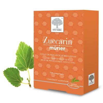 New Nordic Zuccarin (Max) 120 Cp - Bo&icirc;te 120 Comprim&eacute;s