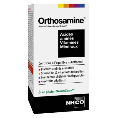 Nhco orthosamine acides amin&eacute;s, vitamines, min&eacute;raux bo&icirc;te de 42 g&eacute;lules
