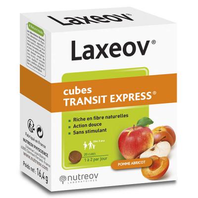 Nutreov Physcience Laxeov Cubes Pomme Abricot 20 Cubes