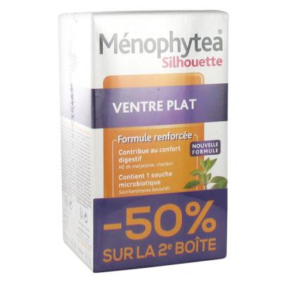 Nutreov M&eacute;nophytea Ventre Plat 30 G&eacute;lules Duo - Lot 2 x 30 g&eacute;lules