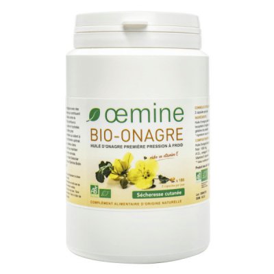 Oemine Bio-Onagre Confort F&eacute;minin 180 Capsules - Pot 1