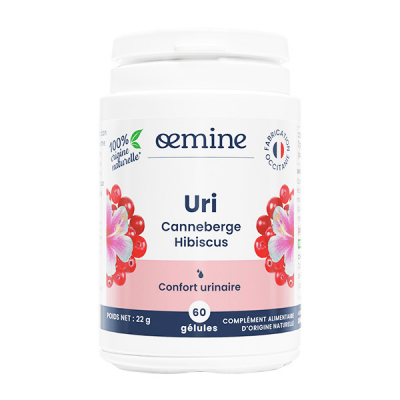 Oemine Uri Confort Urinaire 60 G&eacute;lules - Pot