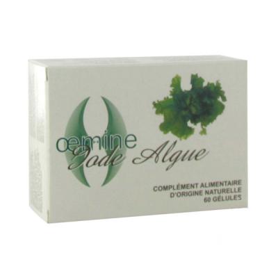 Oemine Iode Algue apport d'iode v&eacute;g&eacute;tal titr&eacute; 60 G&eacute;lules