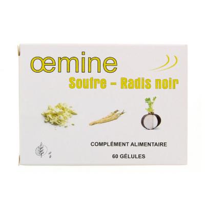 Oemine Soufre Radis-Noir sp&eacute;cial d&eacute;tox 60 G&eacute;lules