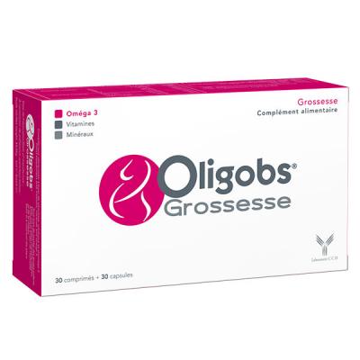 Bioes Oligobs Grossesse - Nouvelle Formule - 30 Comprim&eacute;s + 30 Capsules