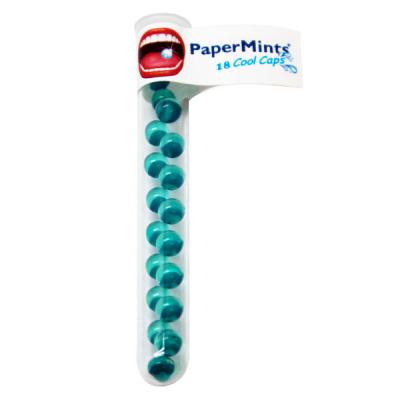 Papermints Coolcaps Tube 18 Perles - Bo&icirc;te 18 g&eacute;lules