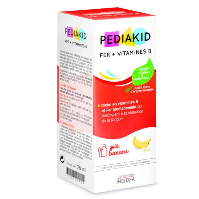 Ineldea Pediakid Fer et Vitamine B Sirop 125 ml 125 ml