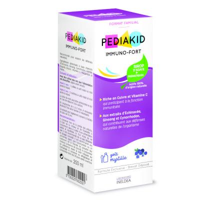 Immuno-fort Sirop Gout Myrtille 250ml Pediakid