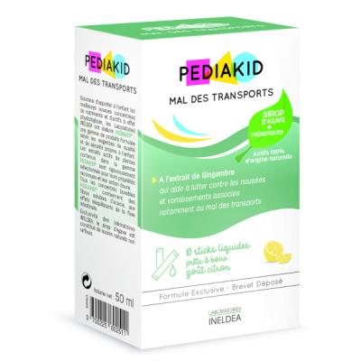 Sirop Mal Des Transports 10 Sticks 125ml Pediakid