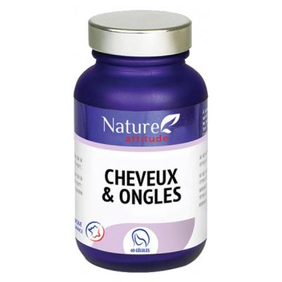 Nature Attitude Cheveux & Ongles - 60 G&eacute;lules - Flacon 60 G&eacute;lules