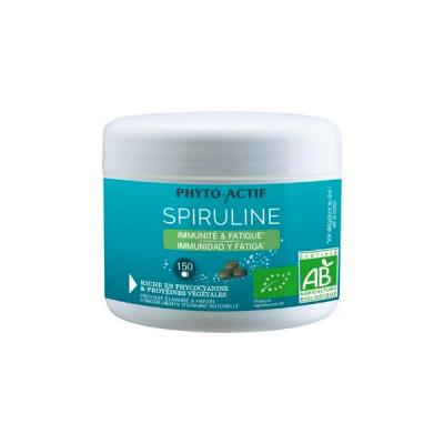 Spiruline bio 100% naturelle Immunit&eacute; Fatigue 150 Phyto-Actif