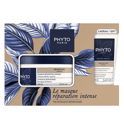 Phyto R&eacute;paration Coffret Masque 200ml + Shampooing 50ml 1ct
