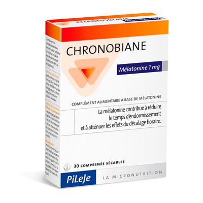 Pileje chronobiane m&eacute;latonine 1mg 30 comprim&eacute;s