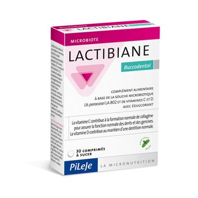 PILEJE Lactibiane buccodental bo&icirc;te 30 comprim&eacute;s&agrave;sucer