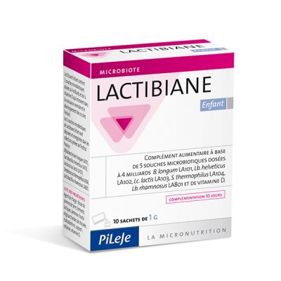 PILEJE Lactibiane enfant bo&icirc;te 10 sachets