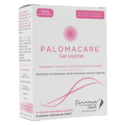 PALOMACARE Gel vaginal hydratant et r&eacute;parateur canules unidoses x 6