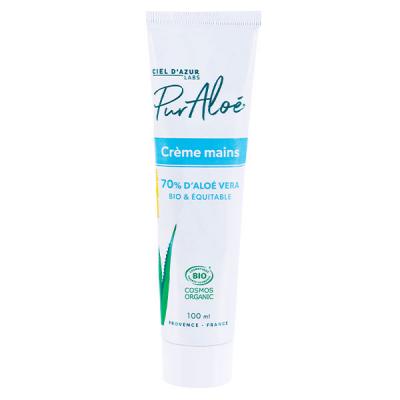 Ciel d'Azur Pur Alo&eacute; Cr&egrave;me Mains Bio &agrave; l'Alo&eacute; Vera 50% 100ml