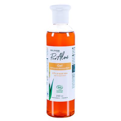 Gel nettoyant  demaquillant a l'Aloe Vera Bio - 250 ml