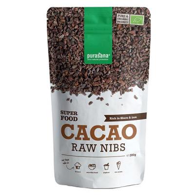 Purasana - Eclats De F&egrave;ves De Cacao Cacao Nibs Be-Bio-02 - 200 G