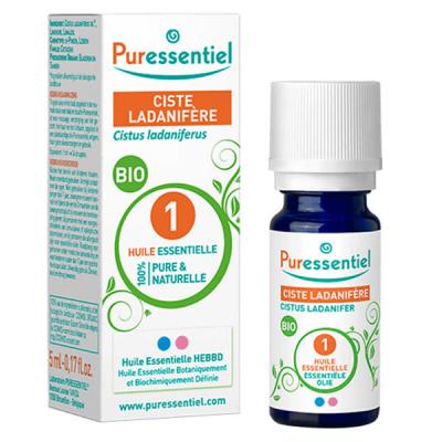 Puressentiel huile essentielle bio ciste ladanif&egrave;re 5ml