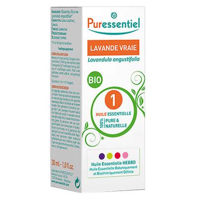 Huile Essentielle Bio Lavande Vraie Puressentiel - Le Flacon De 30ml
